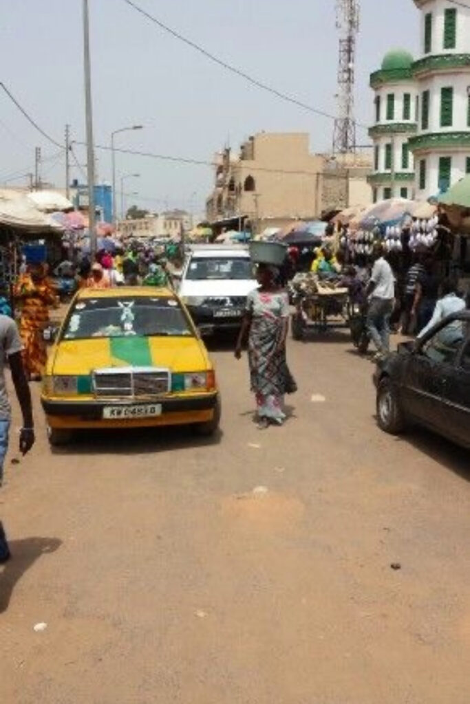 Serekunda market of Gambia